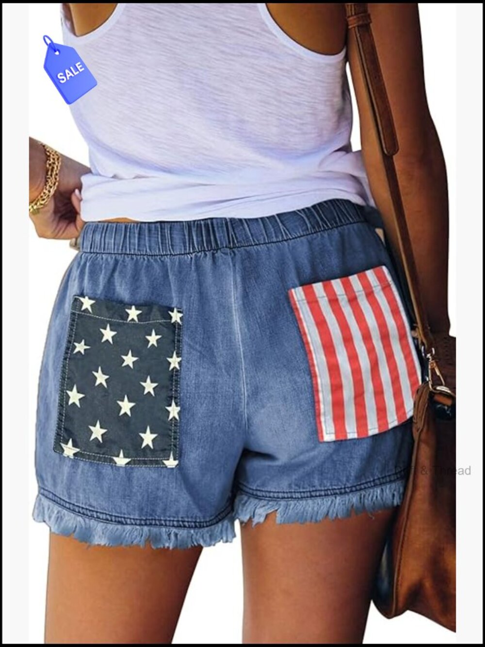 Casual Baggy Elastic Waist Drawstring Shorts with Pockets